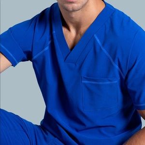 Royal Blue Men Scrubs Jaanuu